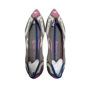 NIB Rothy's The Point Moroccan Rose  Flat Womens 9.5